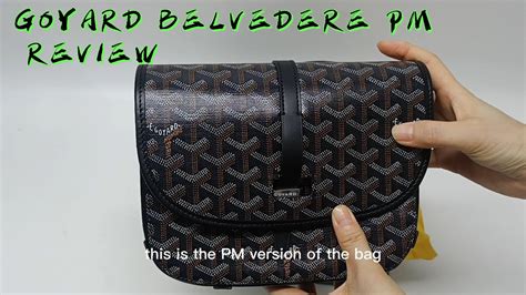 belvedere ii goyard|Goyard belvedere reviews.